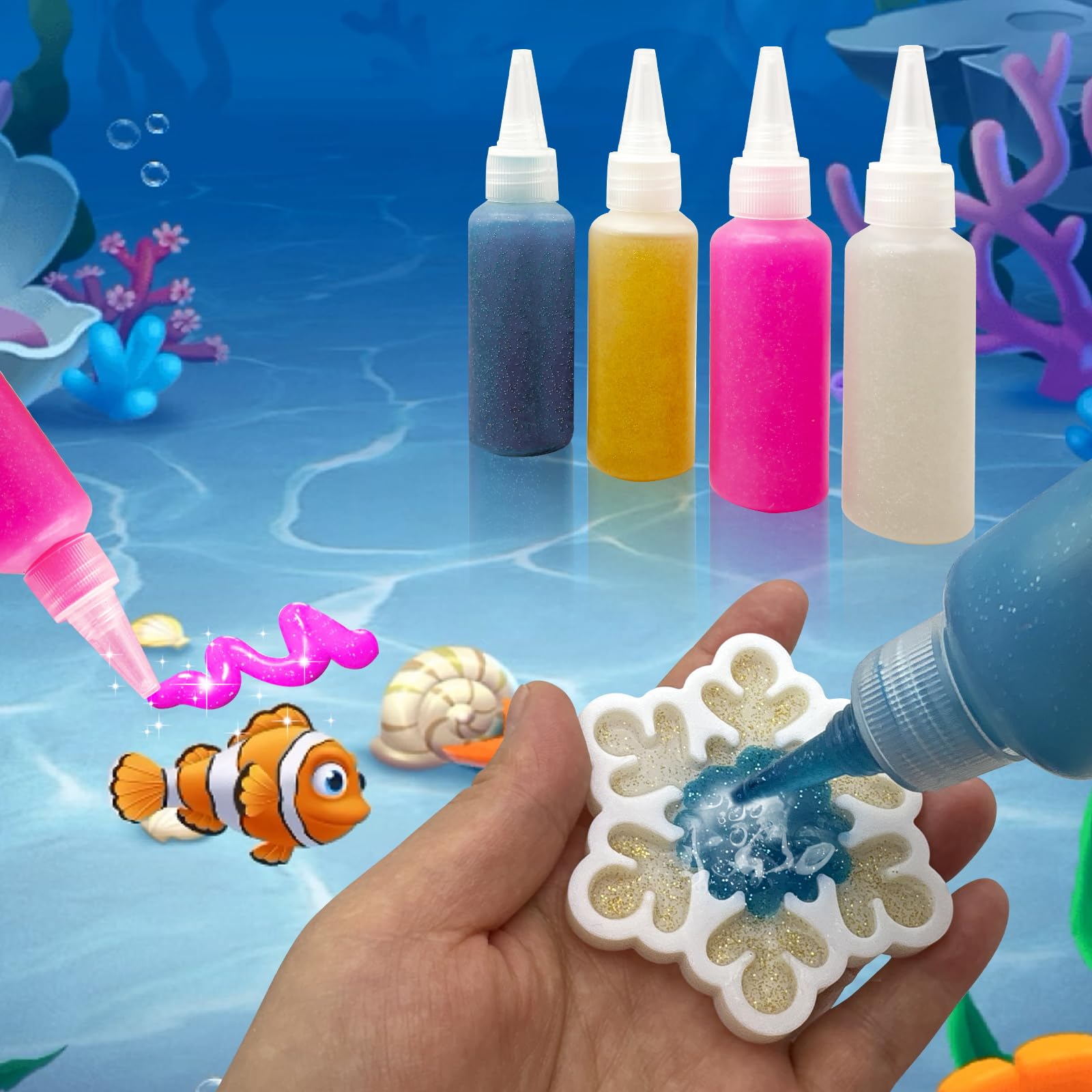 Yichushisu Glow-in-the-Dark Gels for magical nighttime play.
