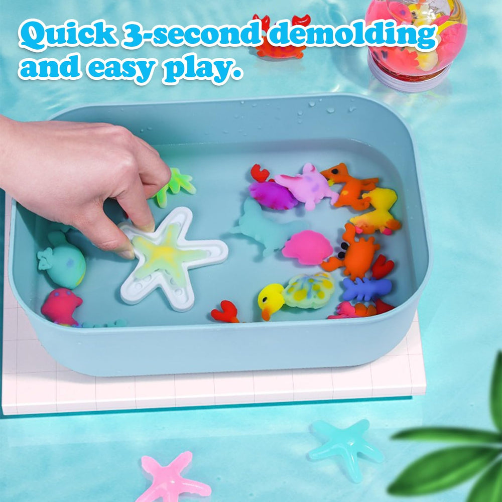 Yichushisu water gel packs deliver tactile play and color mixing.