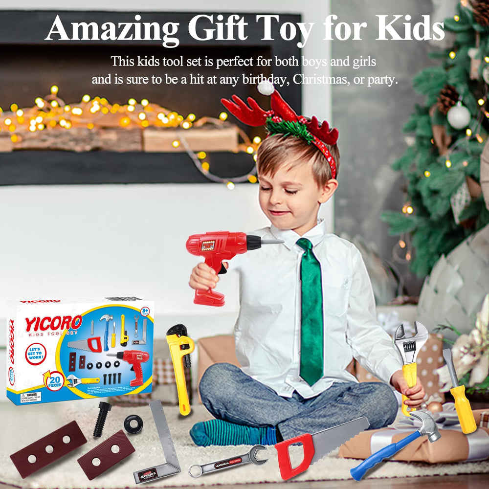YICORO tools with rounded edges designed for safe hands-on fun
