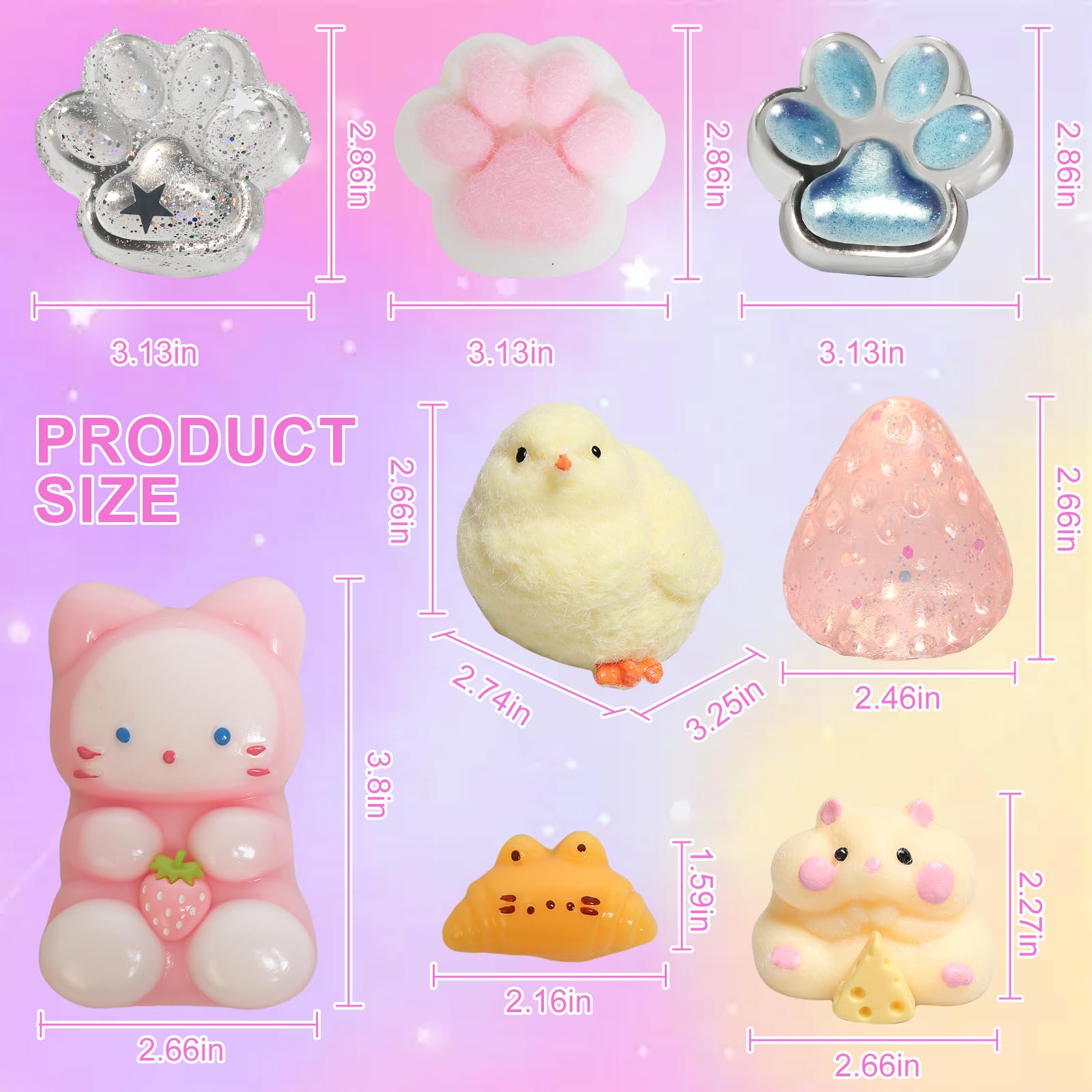 Yidayes squishy pack chick – soothing squeeze toy ideal for kids' play and focus.