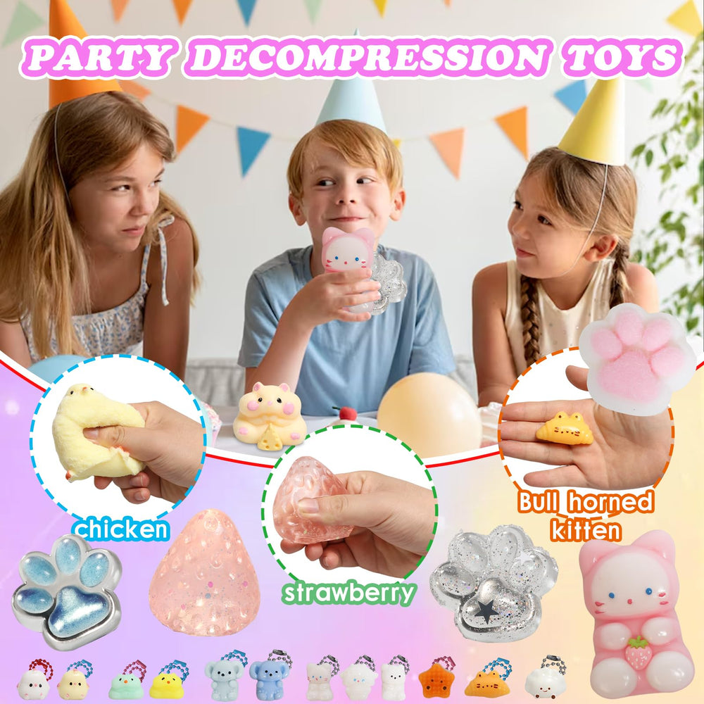 Yidayes squishy pack clear – transparent squishies for visual play and fidgeting.