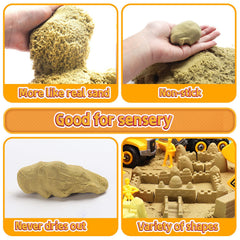 YIDESTARS sand with pliable texture ideal for shaping castles and figures