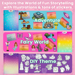 YiYeah DIY Storybook Art Kit DIY drawing stickers help personalize pages