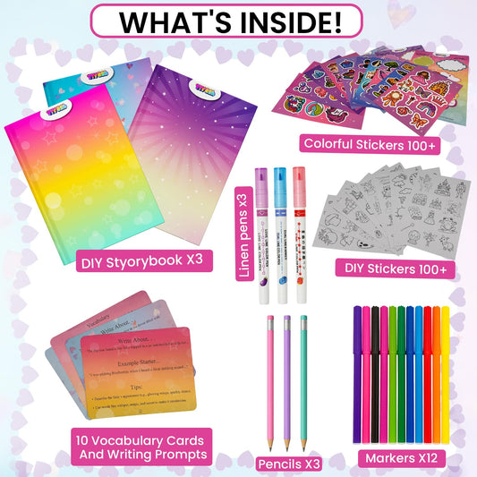 YiYeah DIY Storybook Art Kit stickers highlight playful shapes for scene decoration