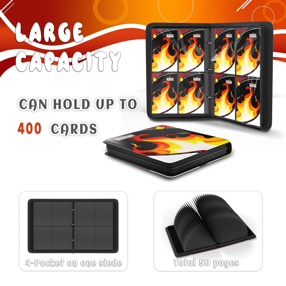 Yifan 50 removable sleeves pack supports flexible reorganization and card protection.