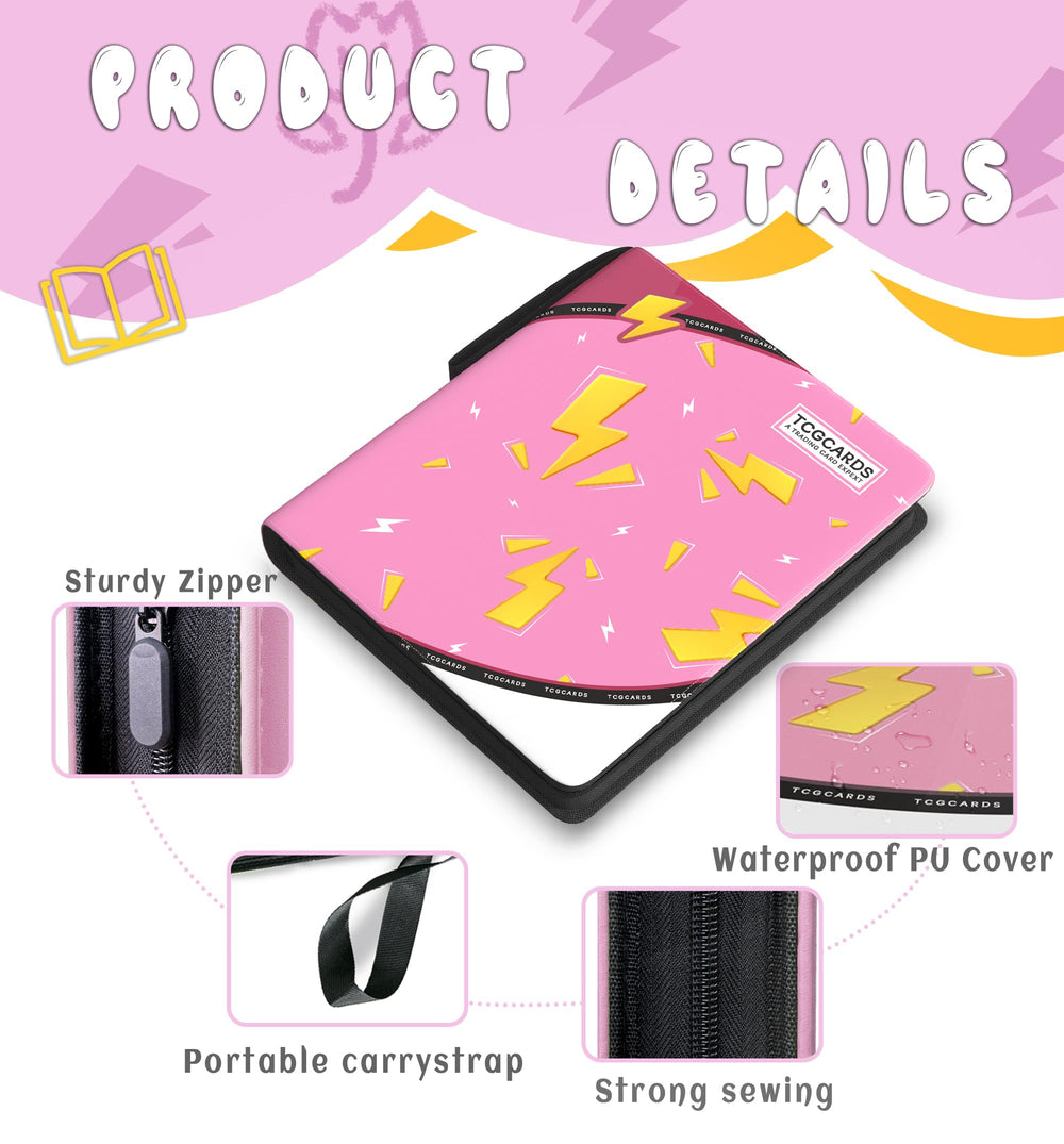 Yifan pink spine emphasizes durable structure for long-term card care.
