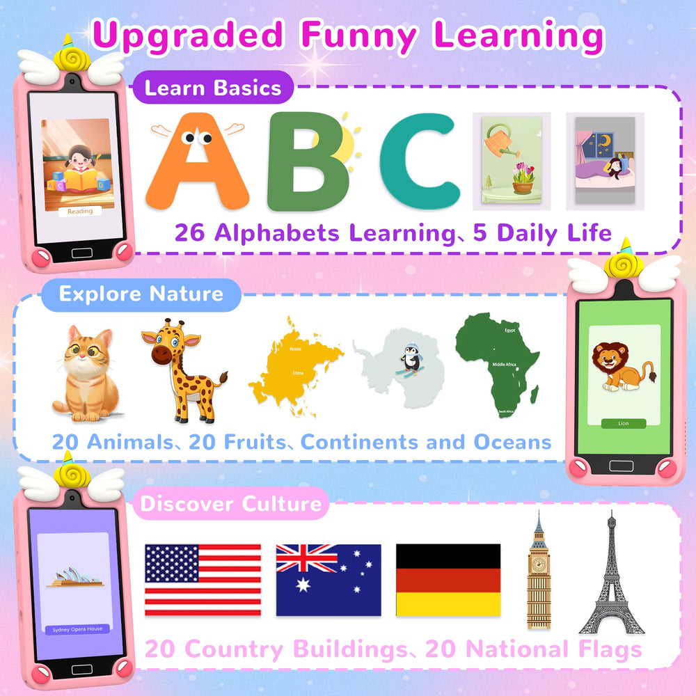 YIFOCO Kids Smart Phone lanyard helps prevent misplacement.