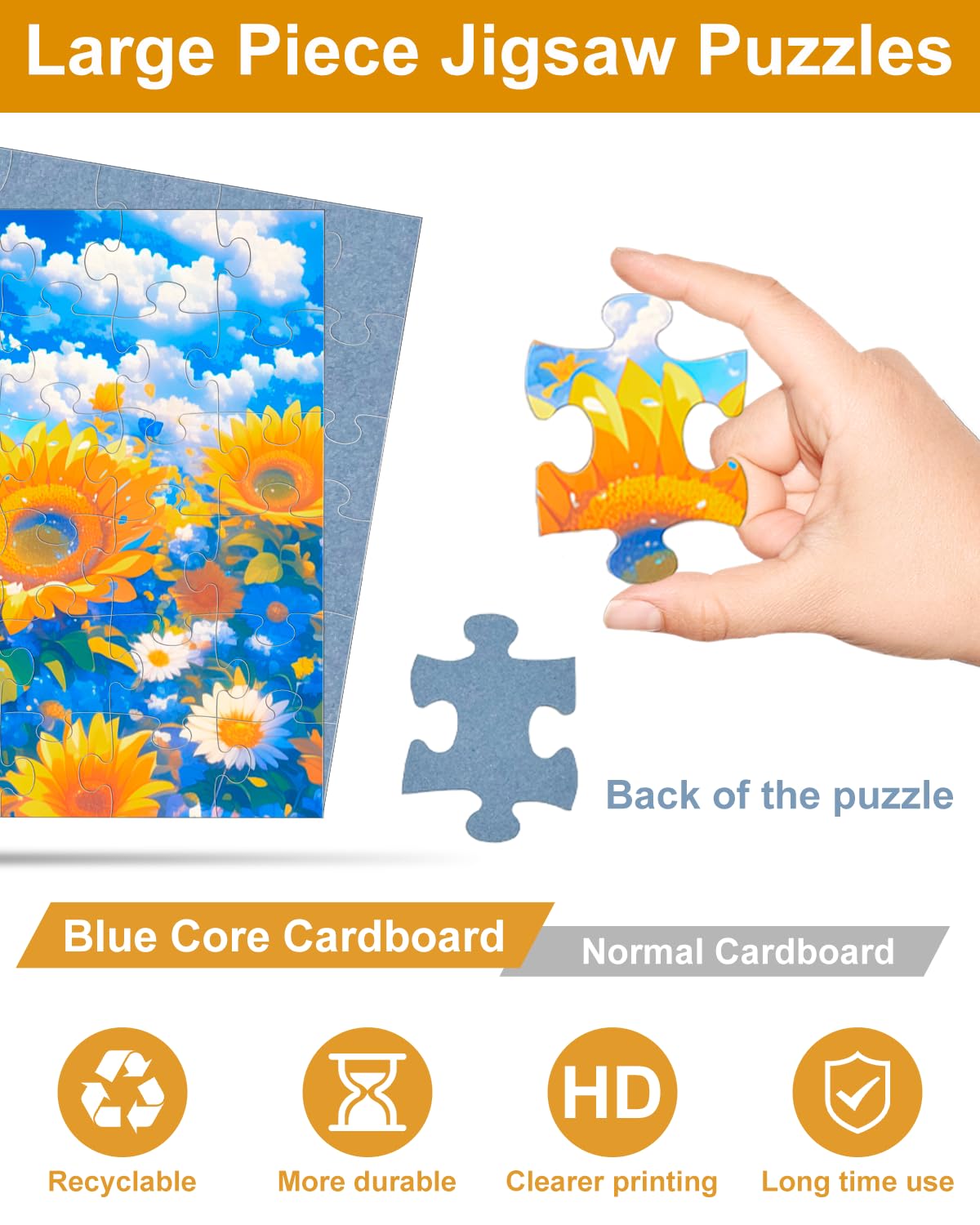 Yigney dog-pattern puzzle provides enjoyable memory-stimulating activity.