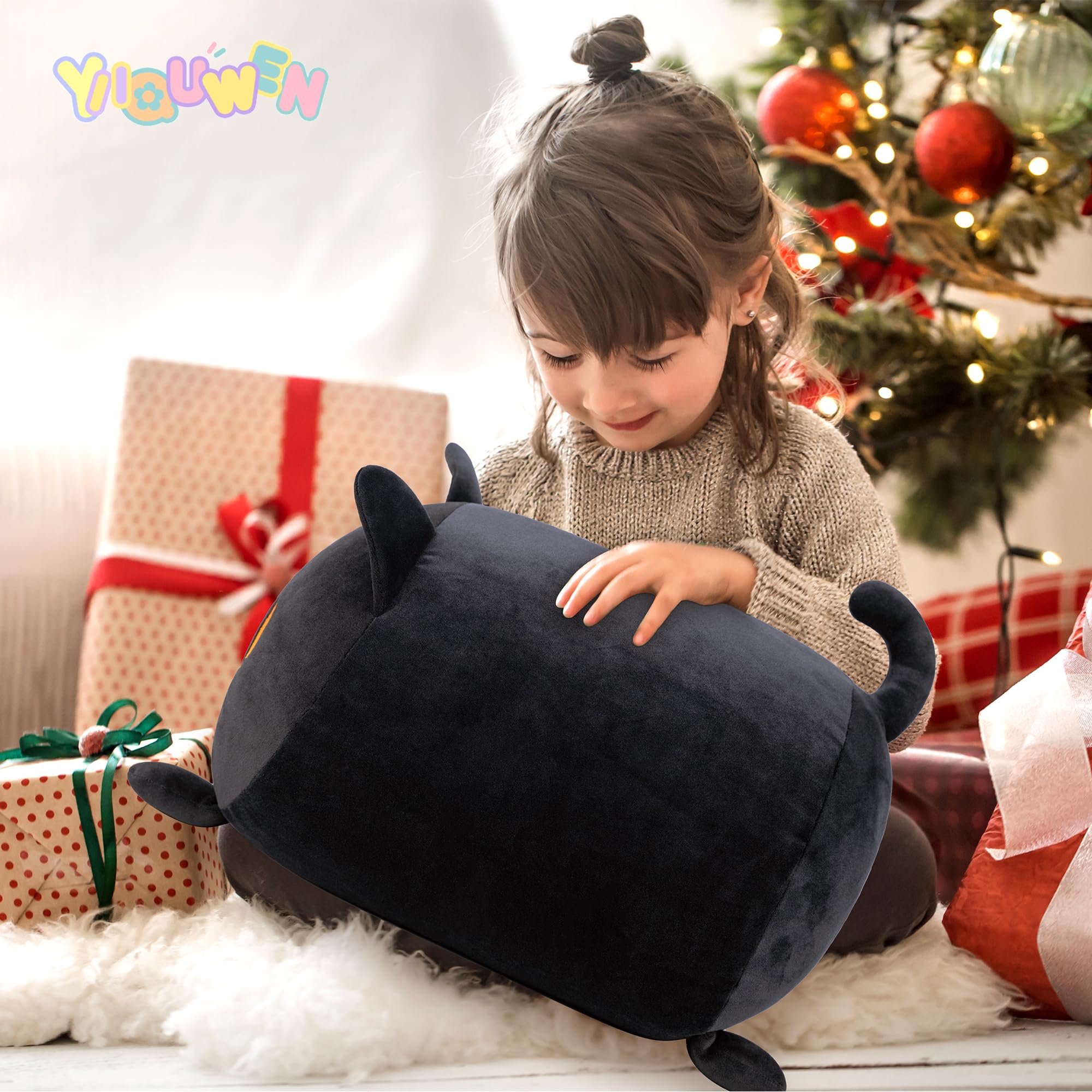YIIQUWEN black cat gift-ready packaging, a thoughtful present for birthdays.