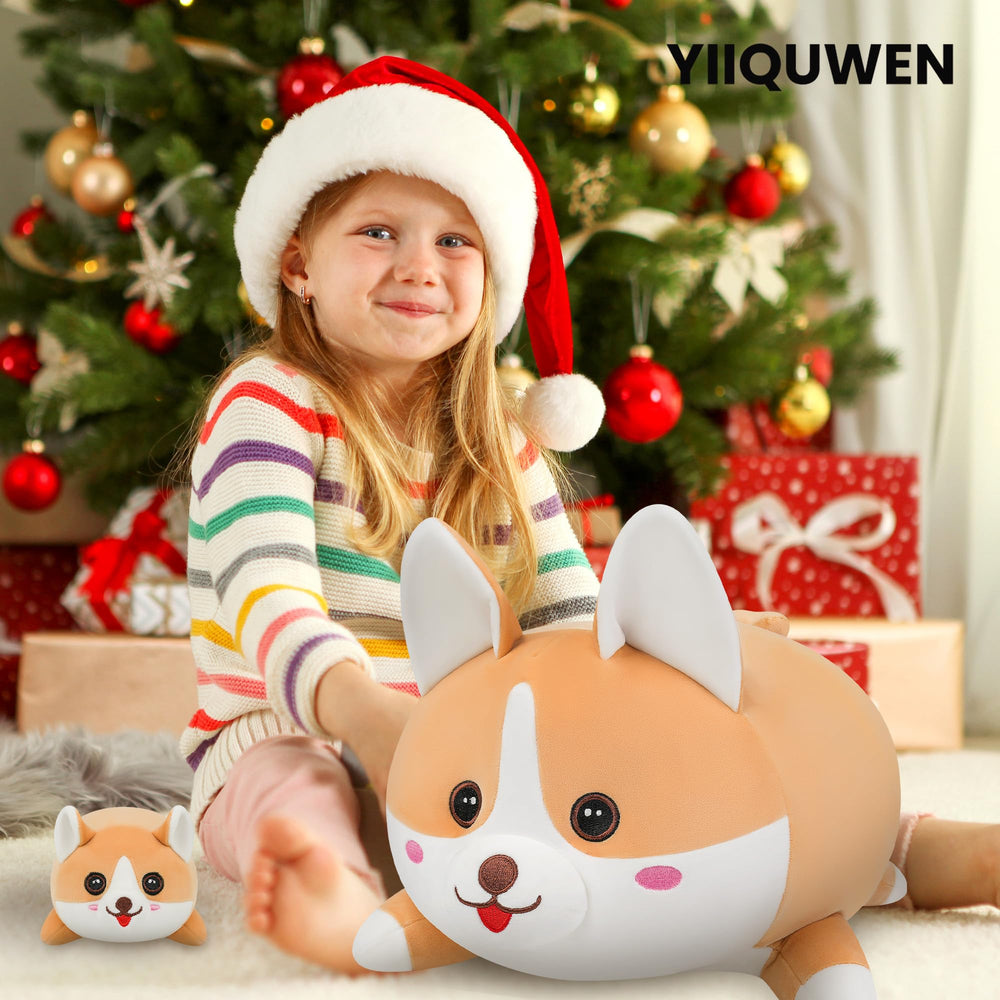 YIIQUWEN Corgi Plush gift-ready, ideal for birthdays and celebrations