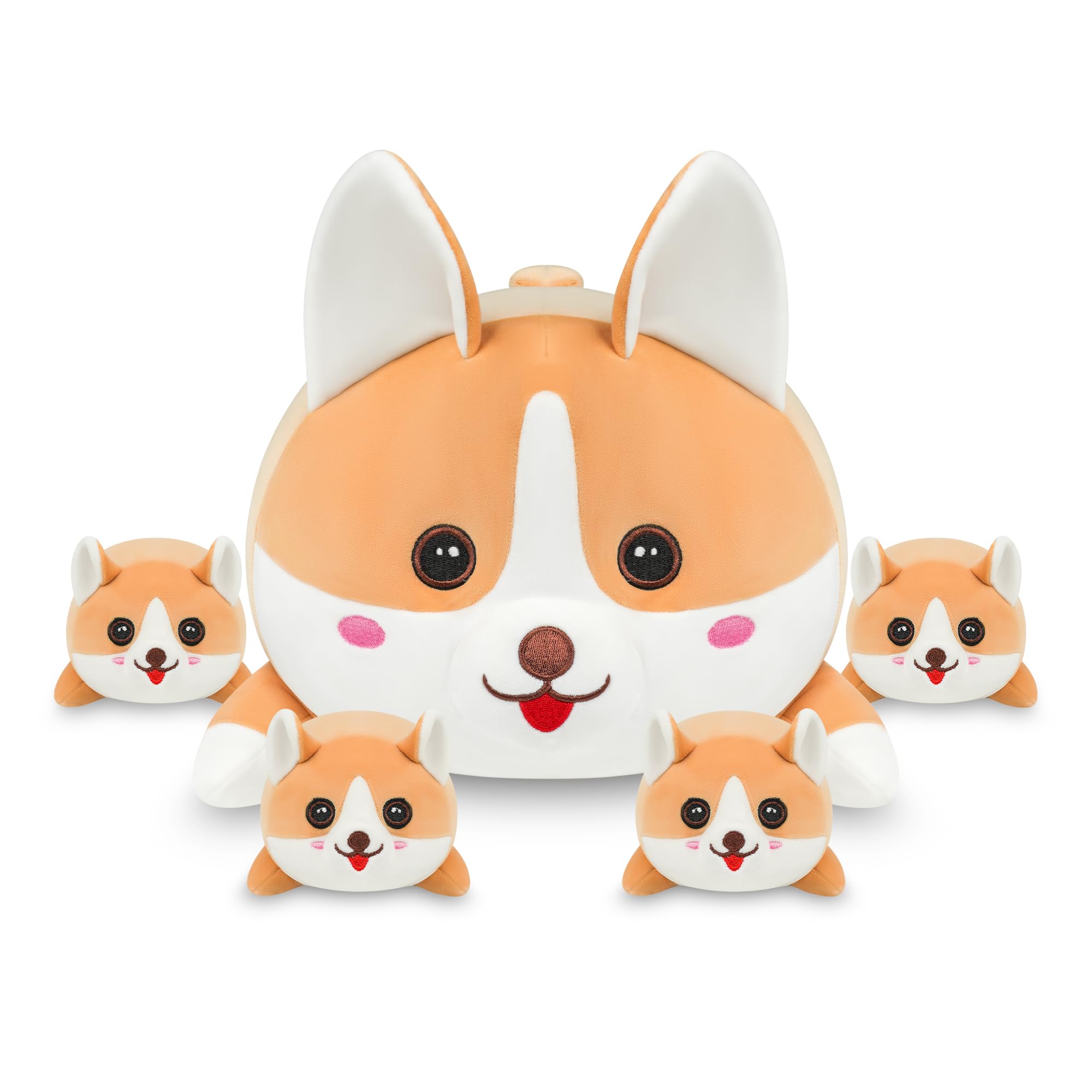 YIIQUWEN Corgi Plush vacuum-packed tip and easy fluff restoration