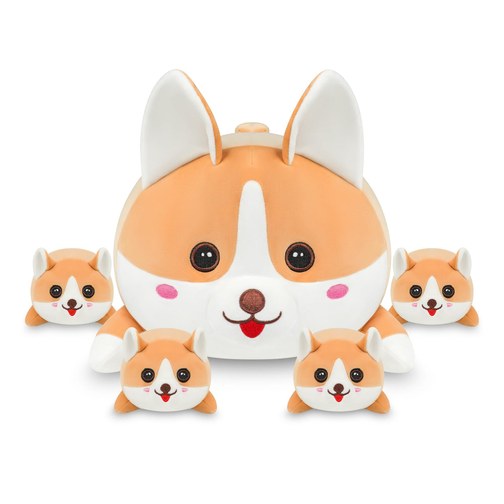 YIIQUWEN Corgi Plush vacuum-packed tip and easy fluff restoration