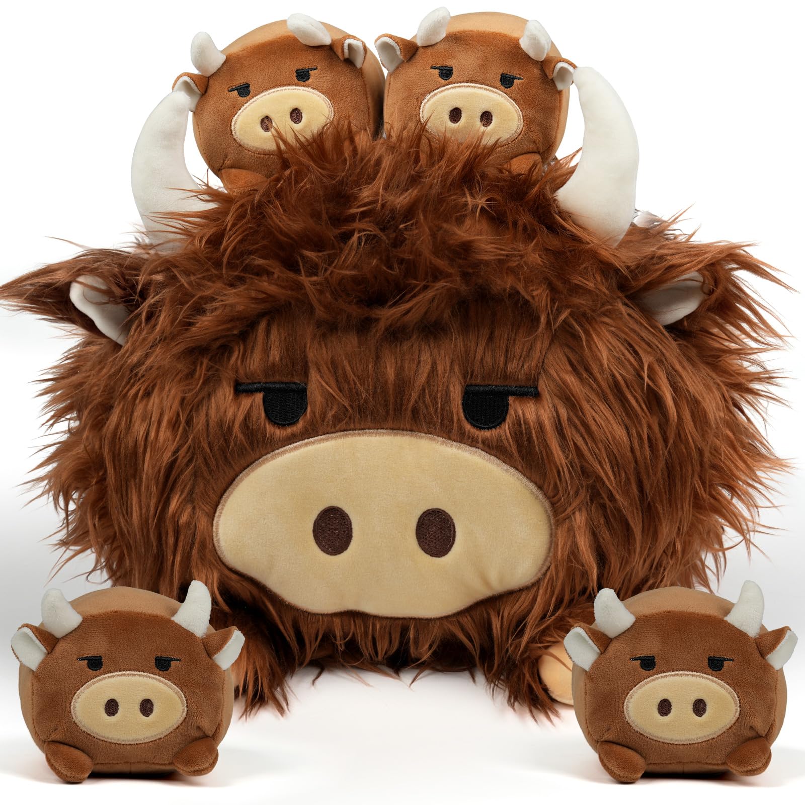 YIIQUWEN Highland Cow gift-pack ready packaging enhances presentable gifting