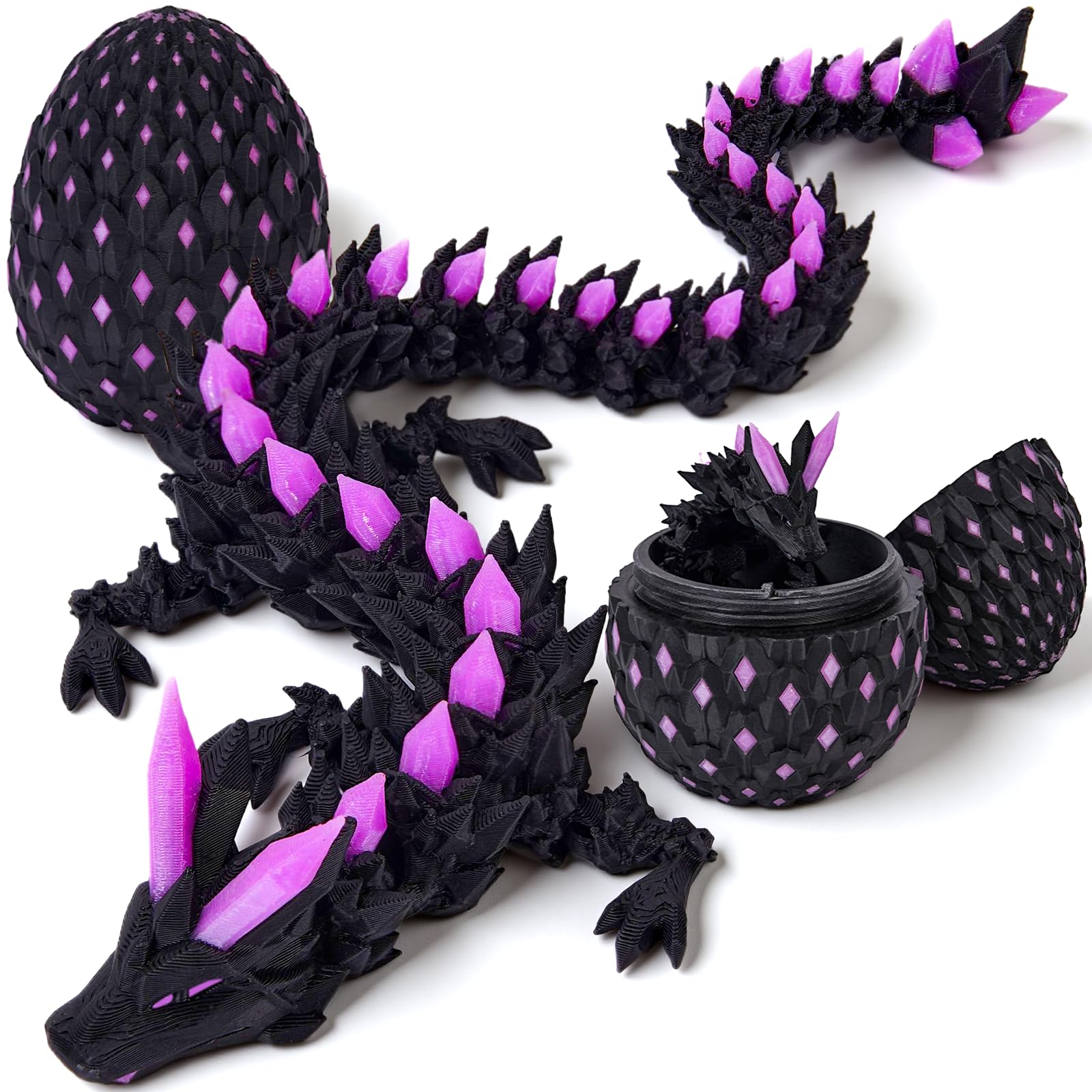 YILCER dragon egg glow-in-the-dark for desk decor