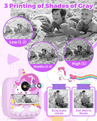 YINGOOT 2-inch IPS screen provides vivid color display for young photographers.