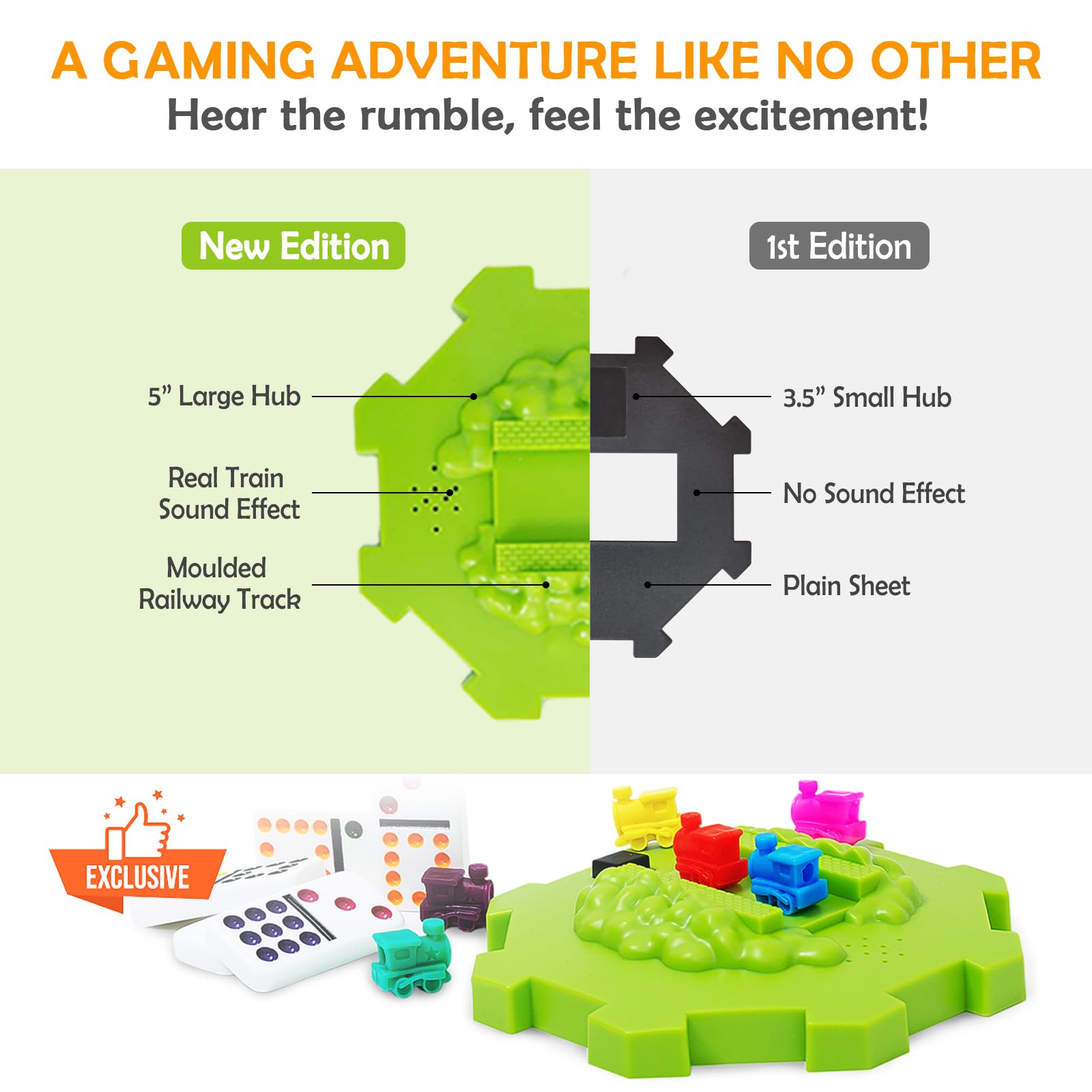 Yinlo colorful train pieces for vibrant gameplay