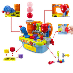 Yiosion pretend play hammer aids fine motor skills through pounding.