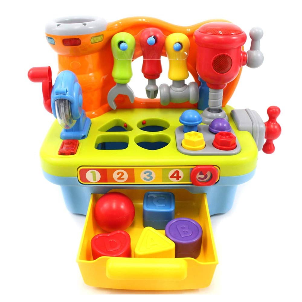 Yiosion toddler toy LED lights enhance interactive play and attention.