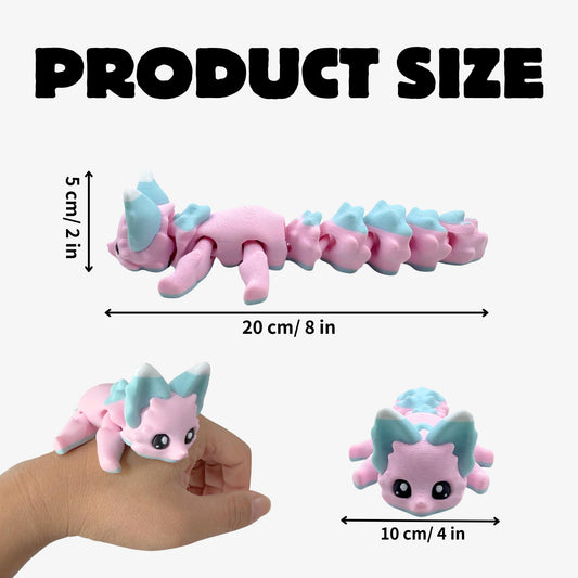 Yipintang Candy Fox movable tail enhances play and relaxation on your workspace.