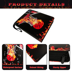 Yisheme basketball card sleeves removable for flexible collection setup.