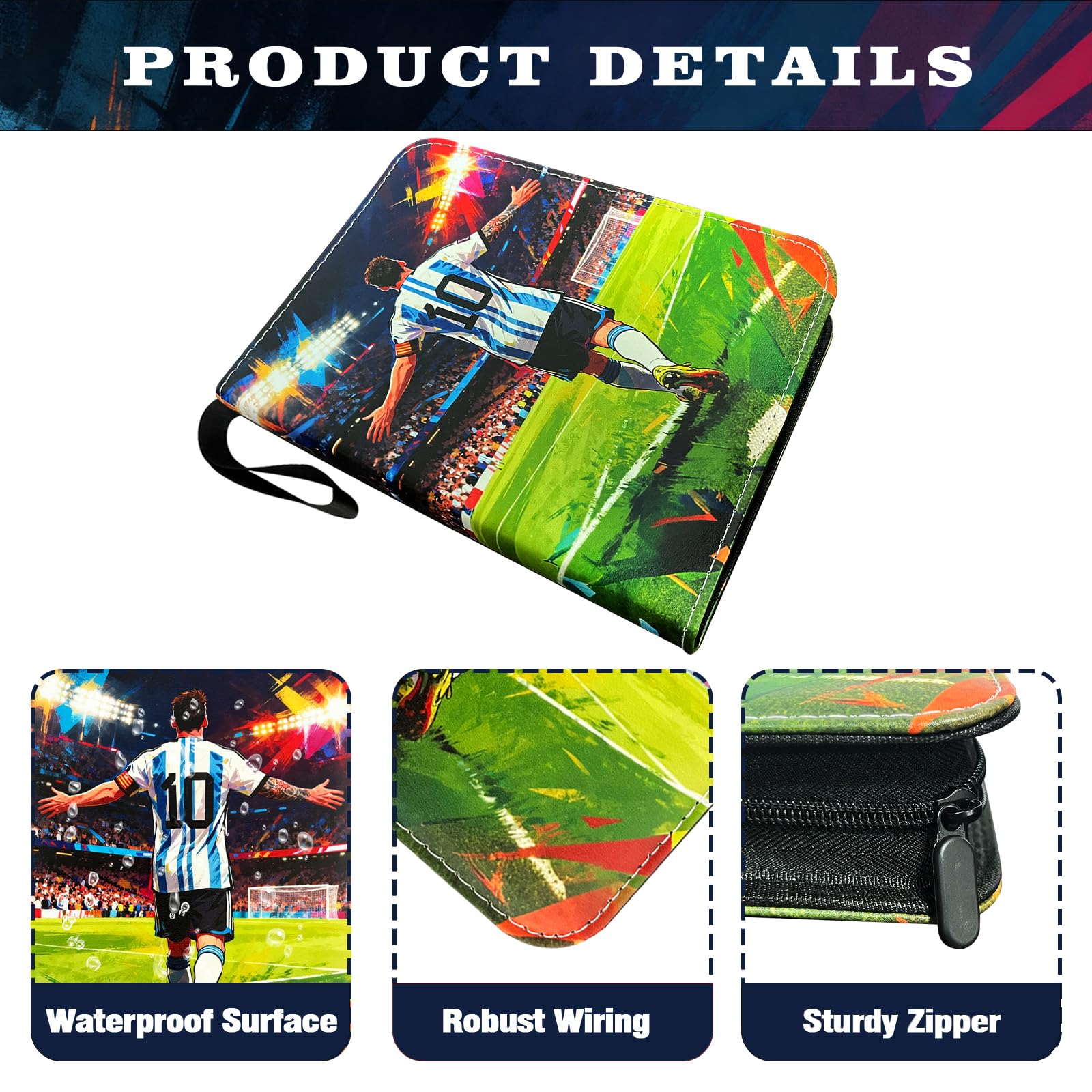 Yisheme card collector album holds up to 400 cards for complete sets and transport.