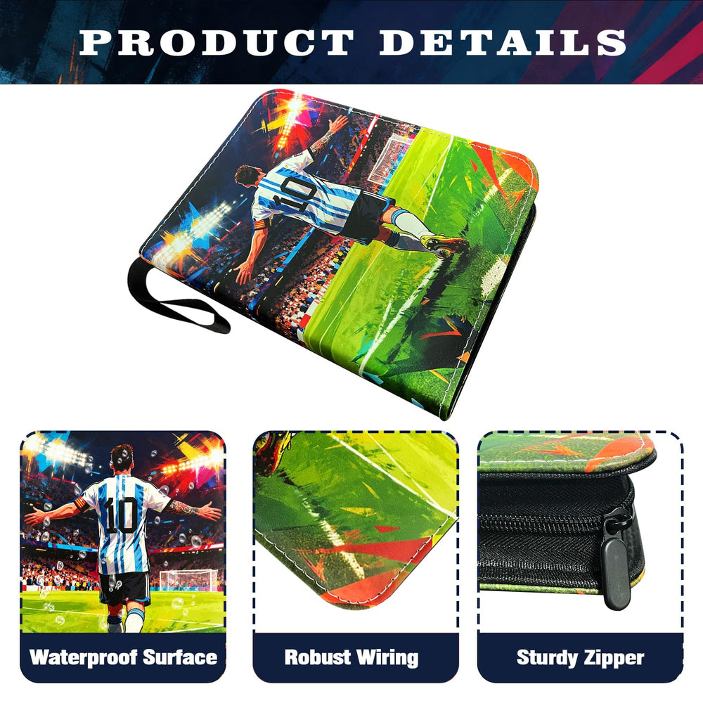 Yisheme card collector album holds up to 400 cards for complete sets and transport.
