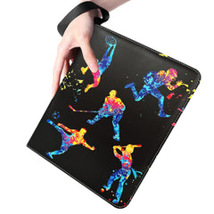 Yisheme portable binder suits home, school, and travel card collecting.