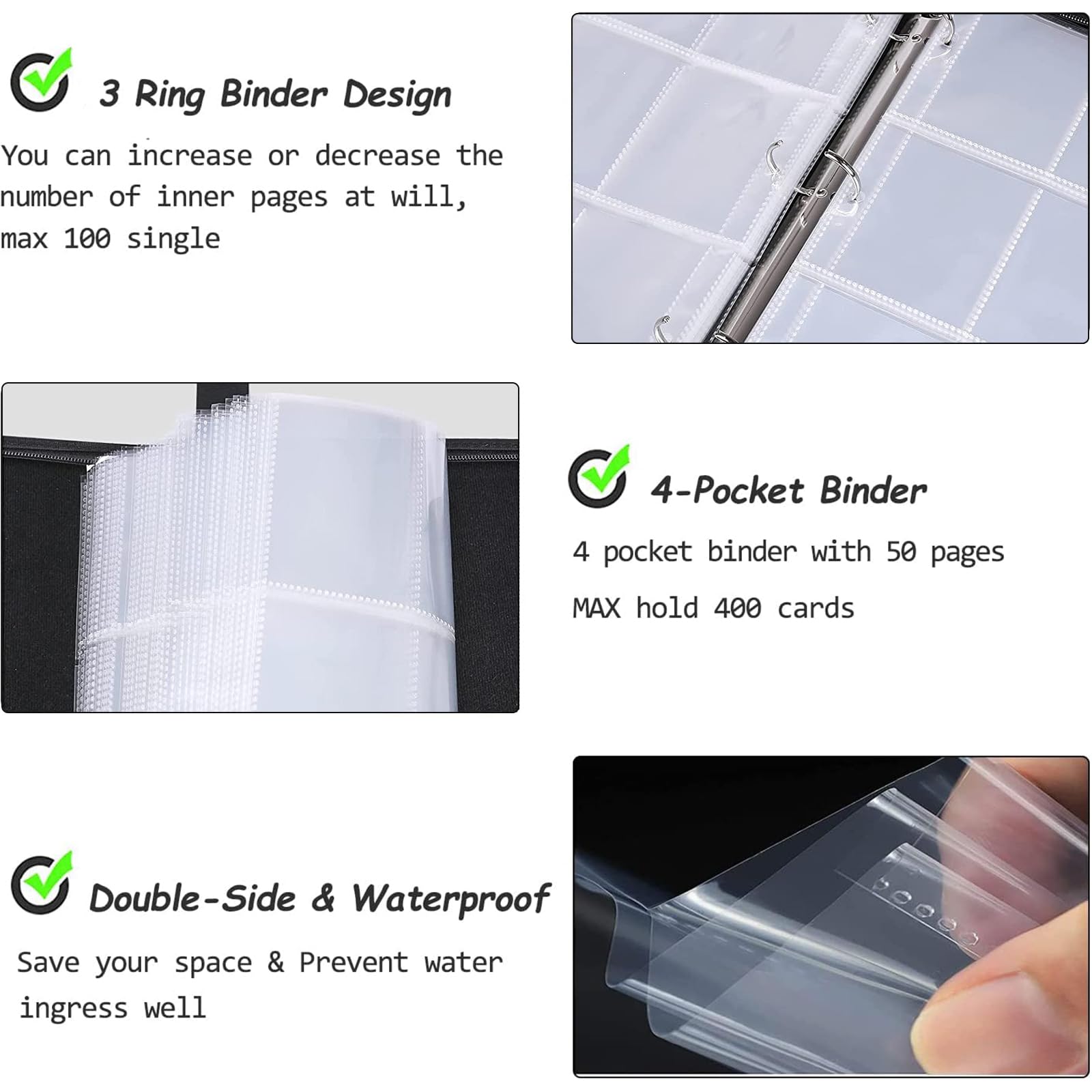 Secure zipper closure keeps inner pages protected during travel.
