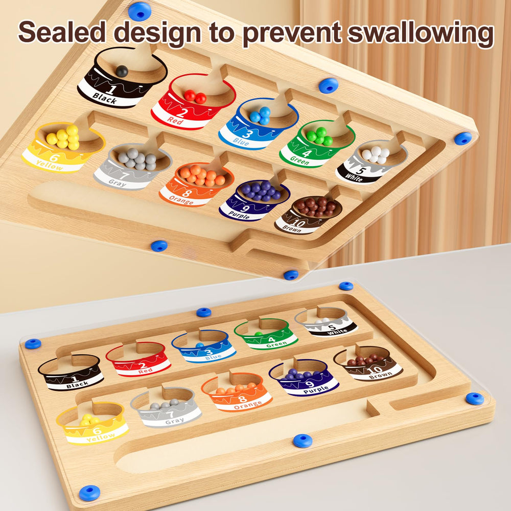 Yisryerow compact design is travel-friendly for car trips and on-the-go learning.