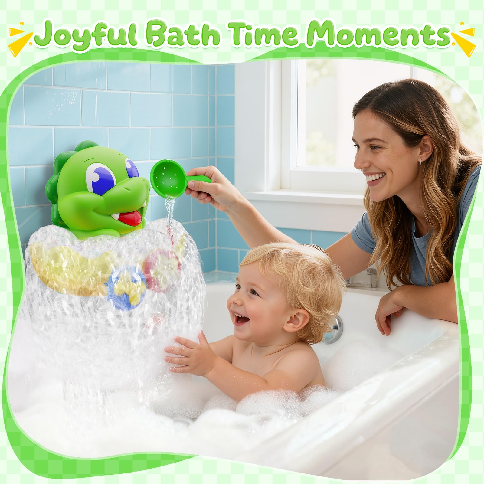 Yitbisy toddler bath toy set, perfect as birthday or holiday gift.