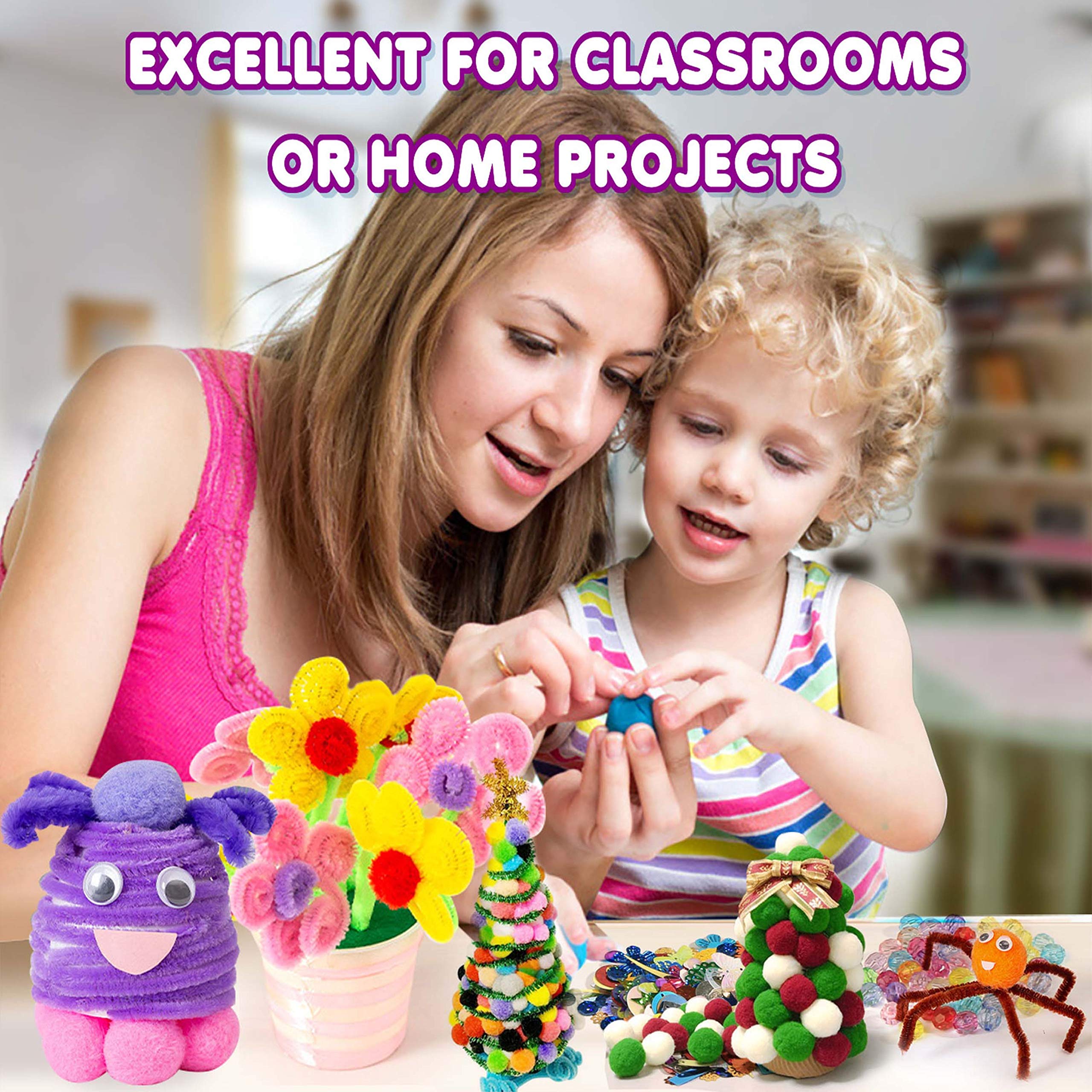 YITOHOP sturdy storage aids tidy enjoyment after craft sessions.
