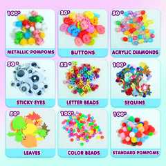 YITOHOP pipe cleaners and pom-poms inspire colorful, tactile crafts for little hands.