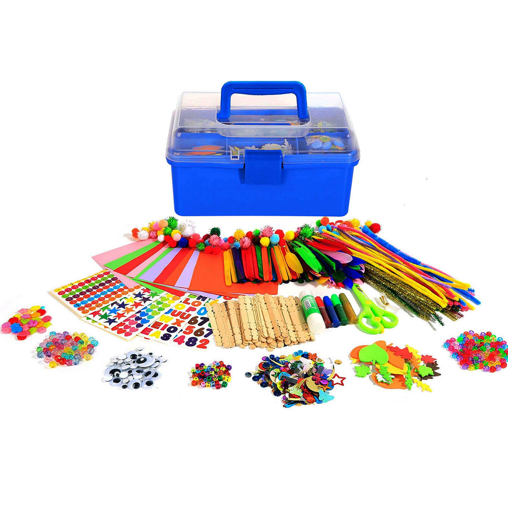 YITOHOP travel box craft kit keeps kids' art projects organized on the go.