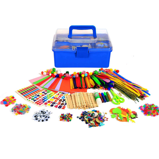YITOHOP travel box craft kit keeps kids' art projects organized on the go.