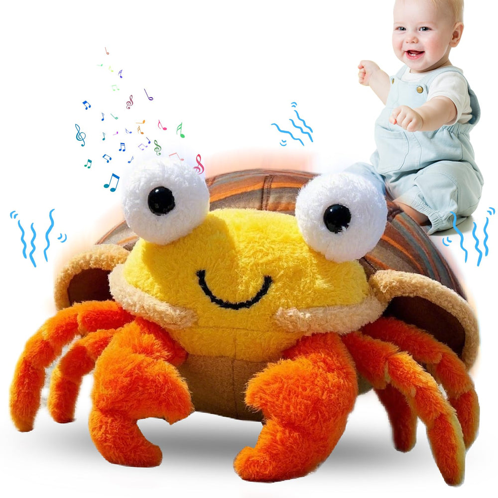 Yiwsnust baby crawling crab toy with song-play action supports early motor exploration
