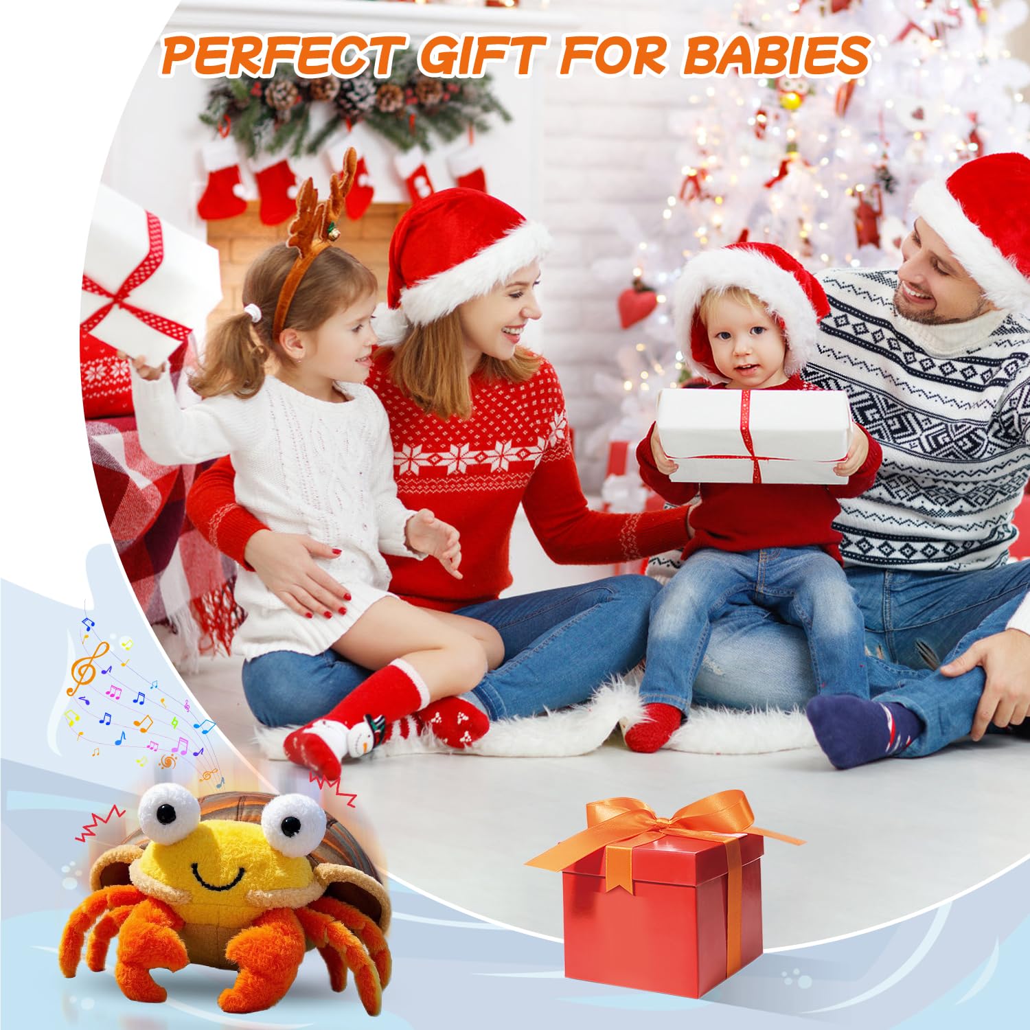 Yiwsnust ideal gift for babies 12+ months during tummy time or travel