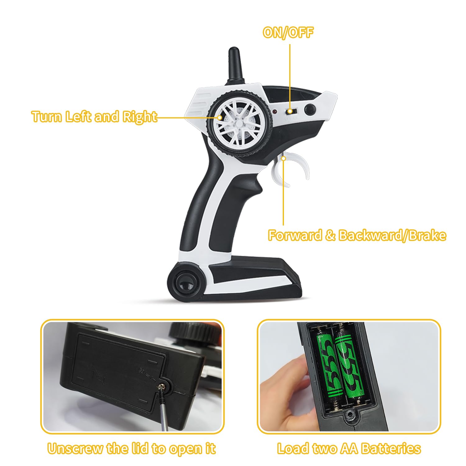 Yiwsnust bundle with two batteries extends playtime.
