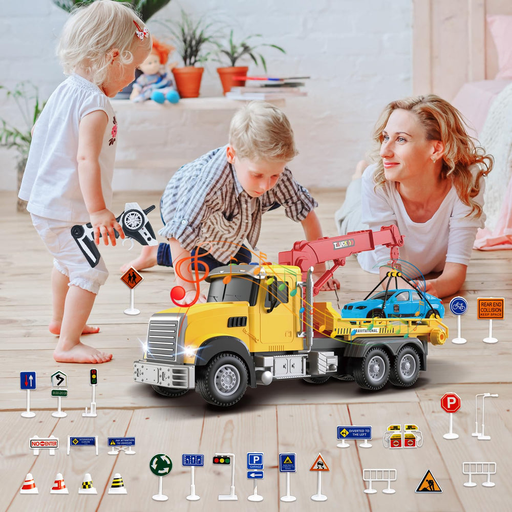 Yiwsnust 28 traffic signs set for safety-focused pretend play.