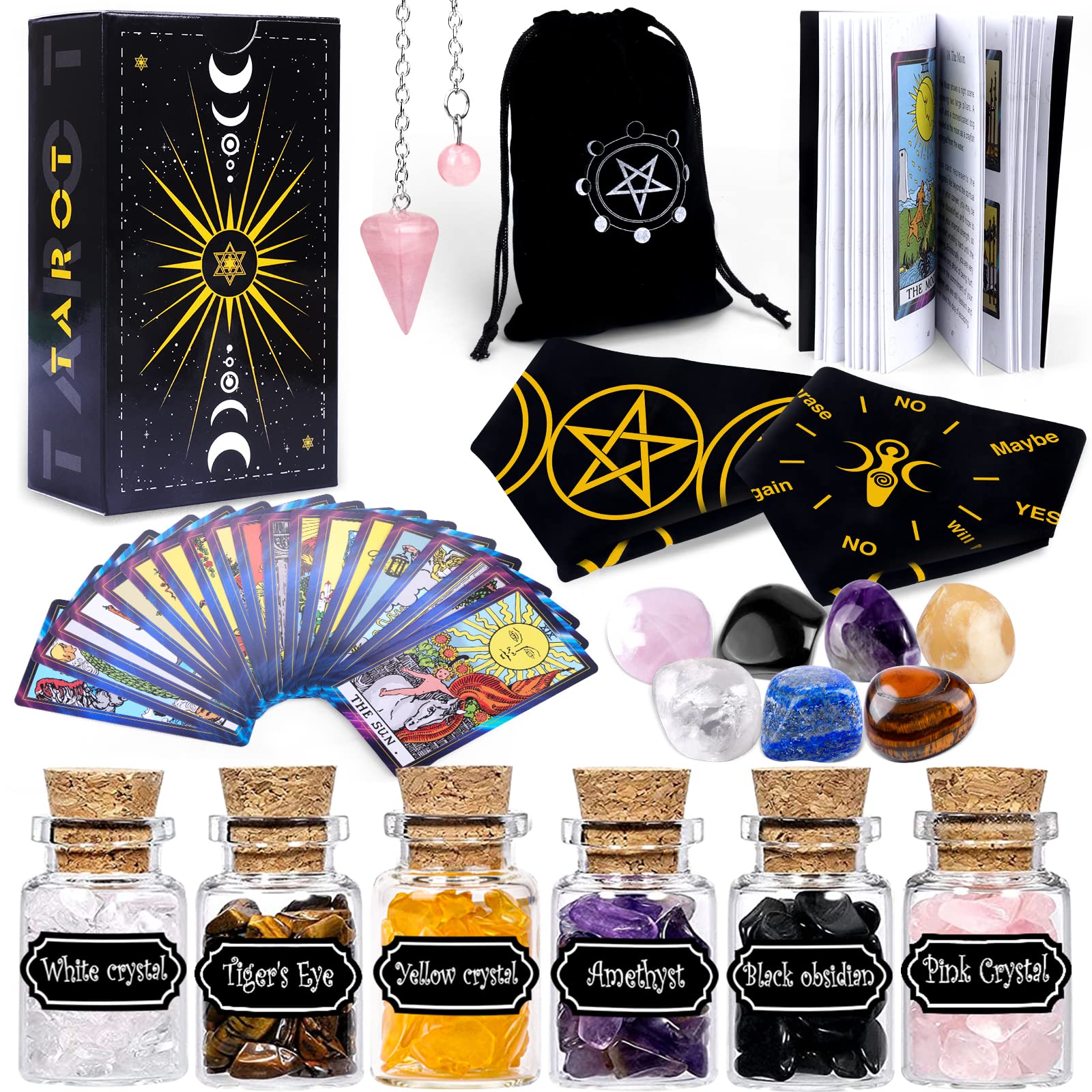 YixangDD tarot deck with 78 cards for guided readings and personal insight