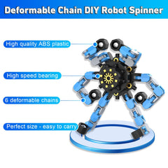 YIZER fidget spinner in transformable shape for versatile play and creativity.