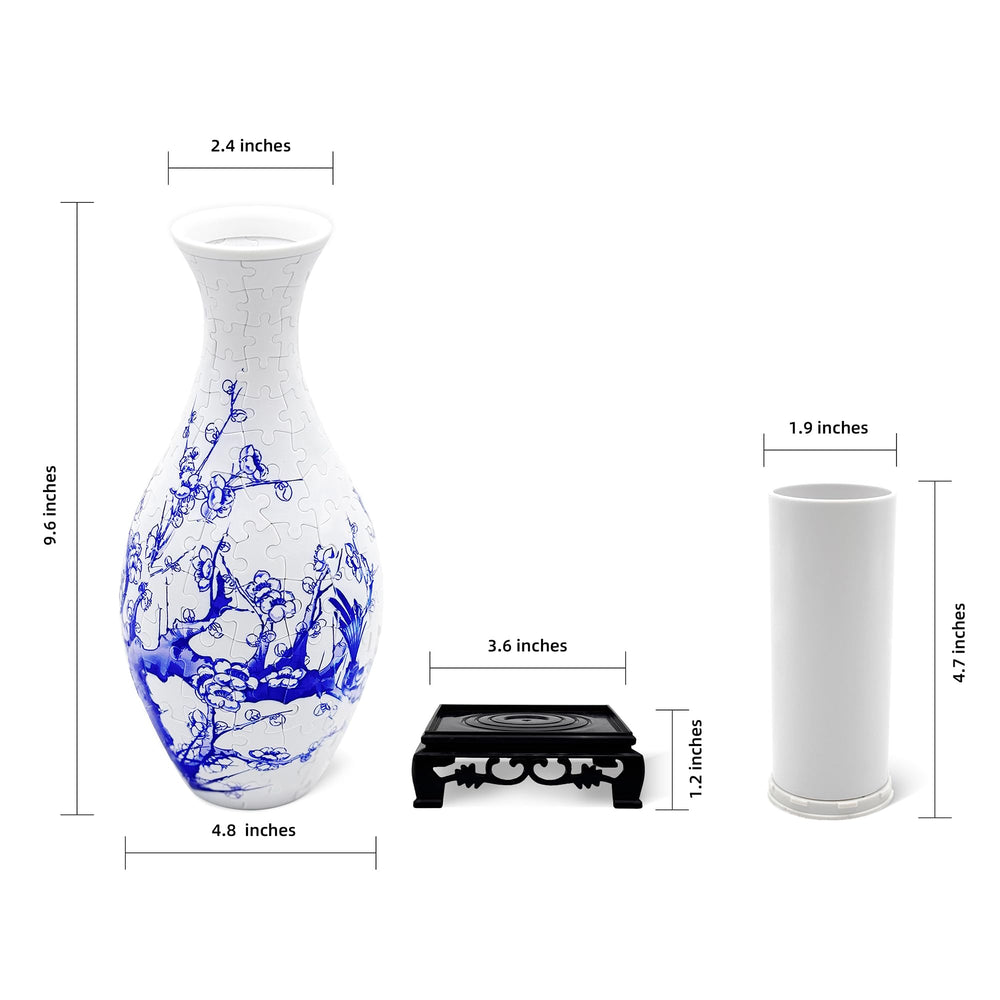 Stable base of the YIZHOR puzzle vase supports elegant florals