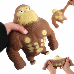 YJHWLF gorilla toy front view with soft latex squish for stress relief