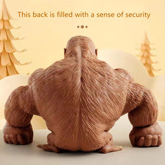 YJHWLF gorilla torso-squeeze showcases resilience, returning to shape after stretch for repeated solo play.