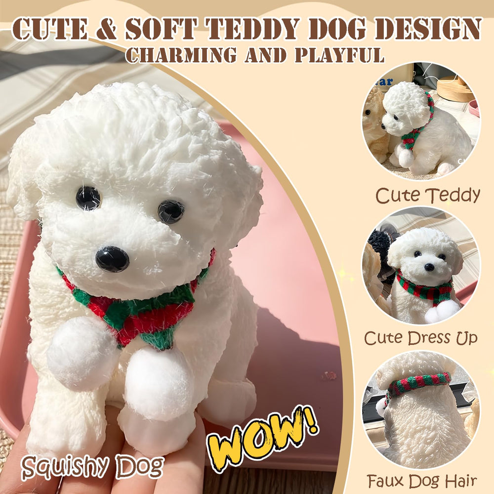 YJPPDD Big Taba squishy dog close-up showing soft texture.