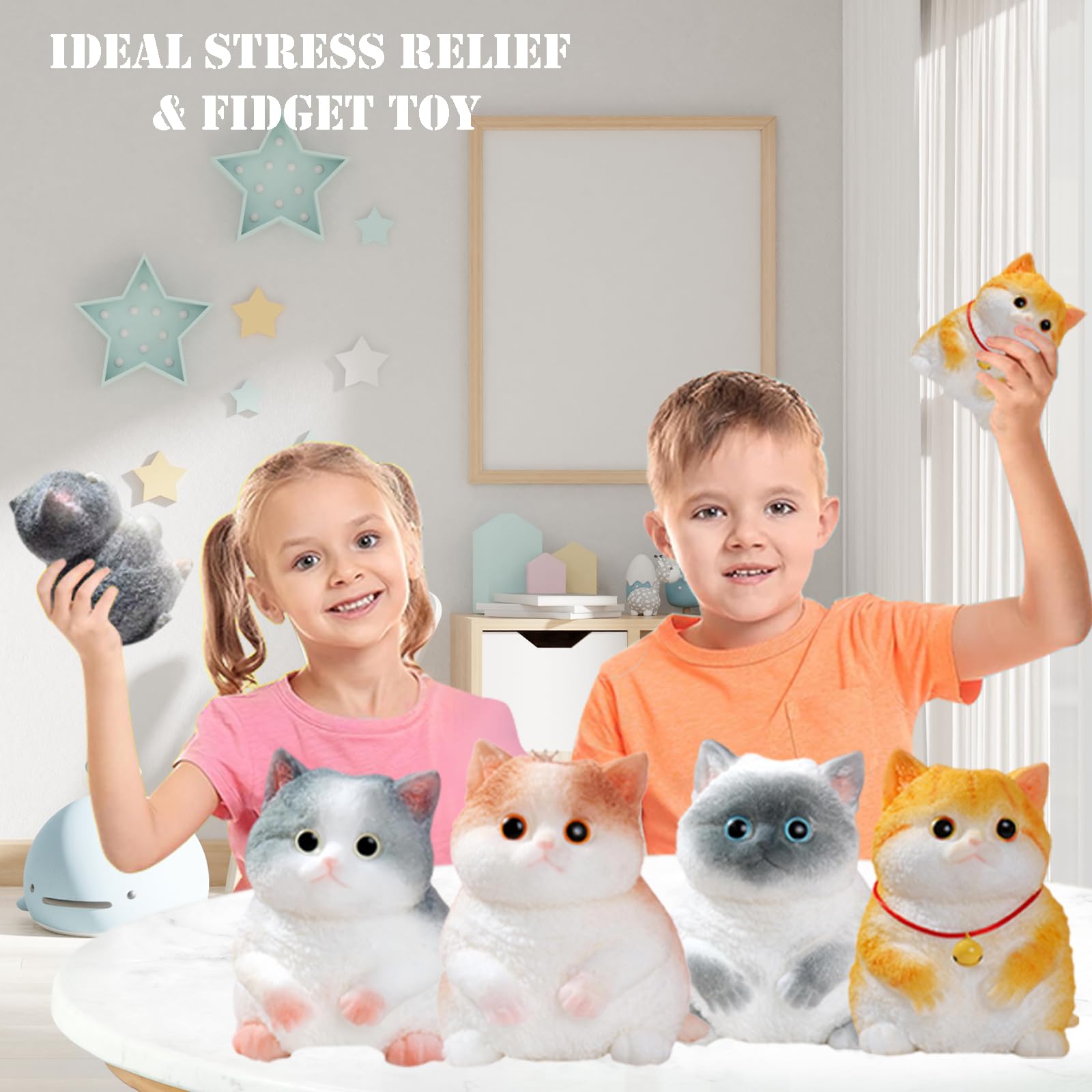 YJPPDD Big Taba Squishy Cat decor display, cute accent for any space.