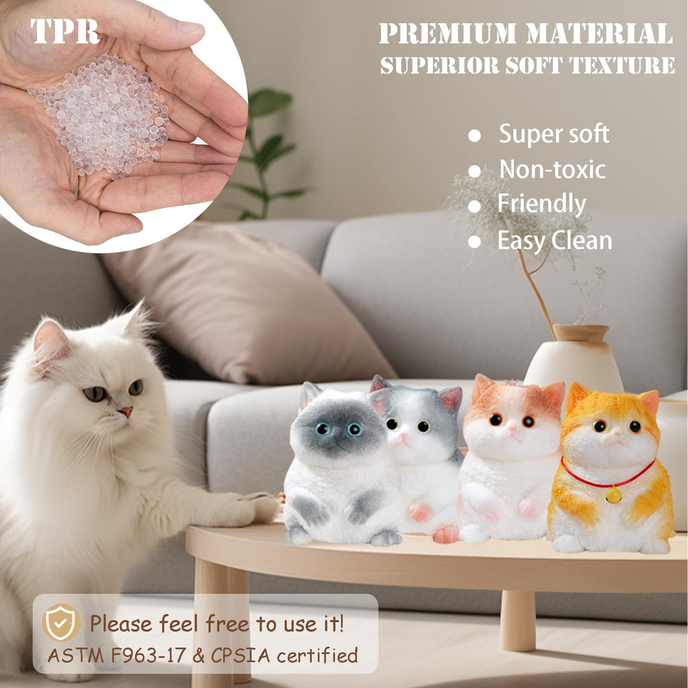 YJPPDD Big Taba Squishy Cat, stress relief toy for tactile engagement.