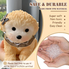 YJPPDD Taba Dog Squishy on desk for office relaxation