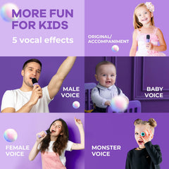 YLL four voice effects for creative singing and playful practice