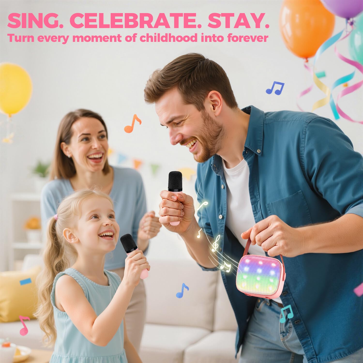 YLL versatile for kids' practice and family karaoke at home