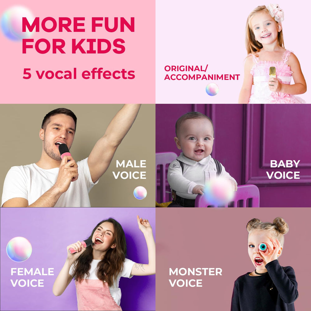 YLL Karaoke Machine Rose ultra-portable design fits in a bag